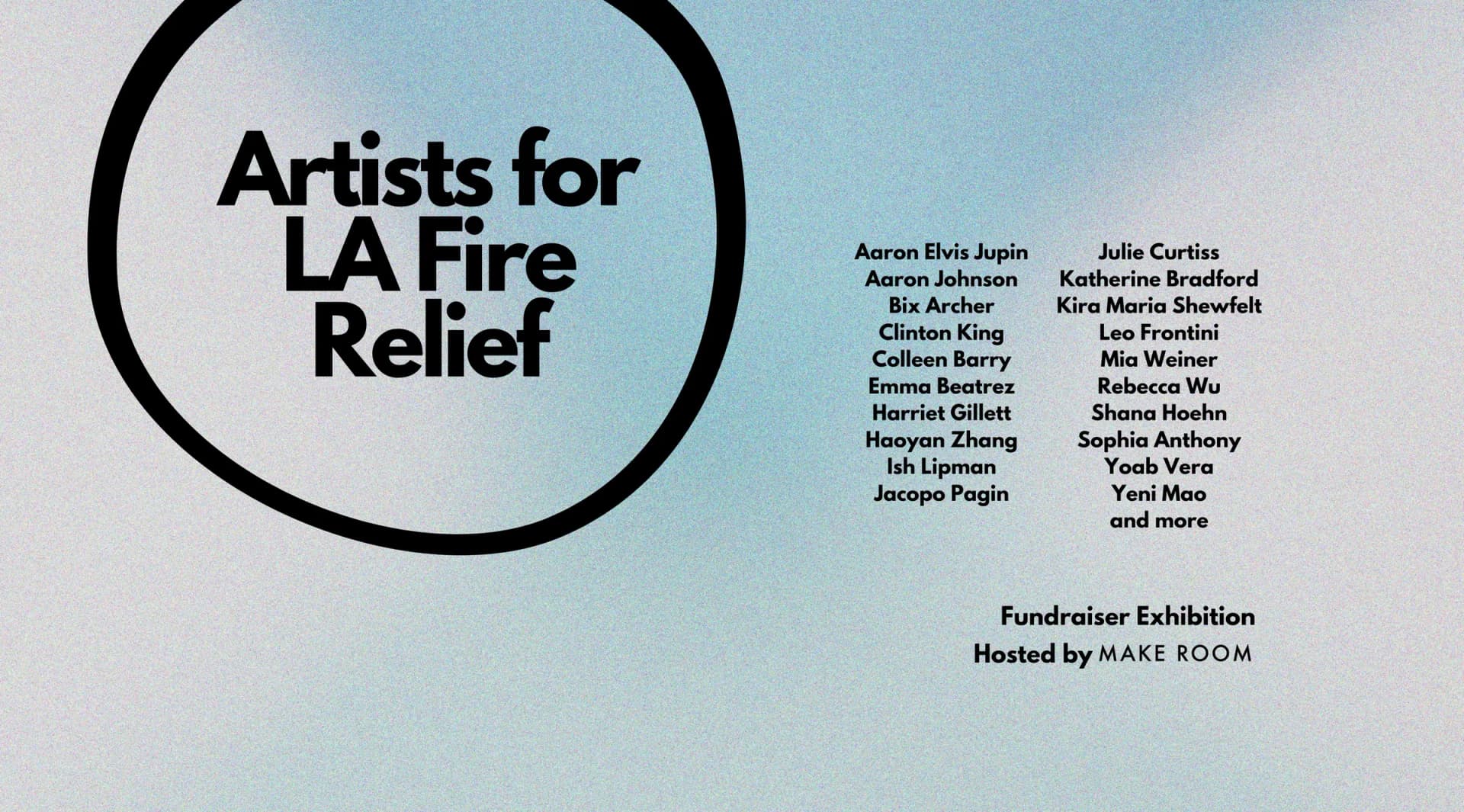 Artists for LA Fire Relief — view 29