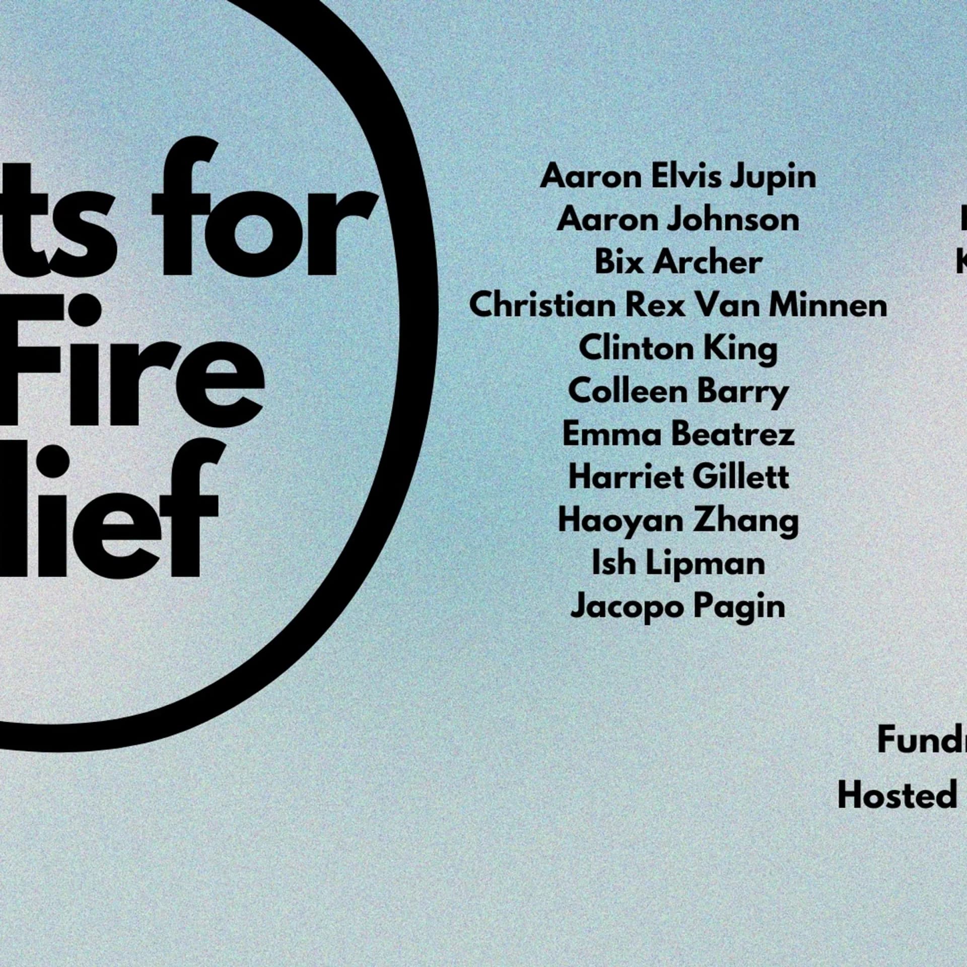 Artists for LA Fire Relief — view 28